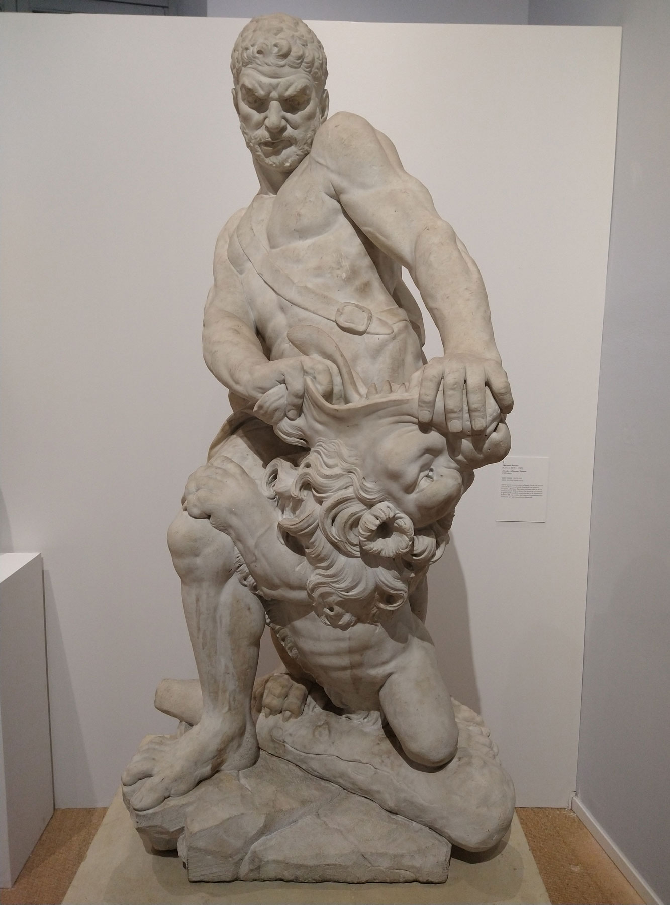 Giovanni Baratta, Ercole e il leone Nemeo (1709 circa; marmo statuario, altezza 200 cm circa; Firenze, Collezione Giovanni Pratesi)
 Giovanni Baratta, Ercole e il leone Nemeo (1709 circa; marmo statuario, altezza 200 cm circa; Firenze, Collezione Giovanni Pratesi)