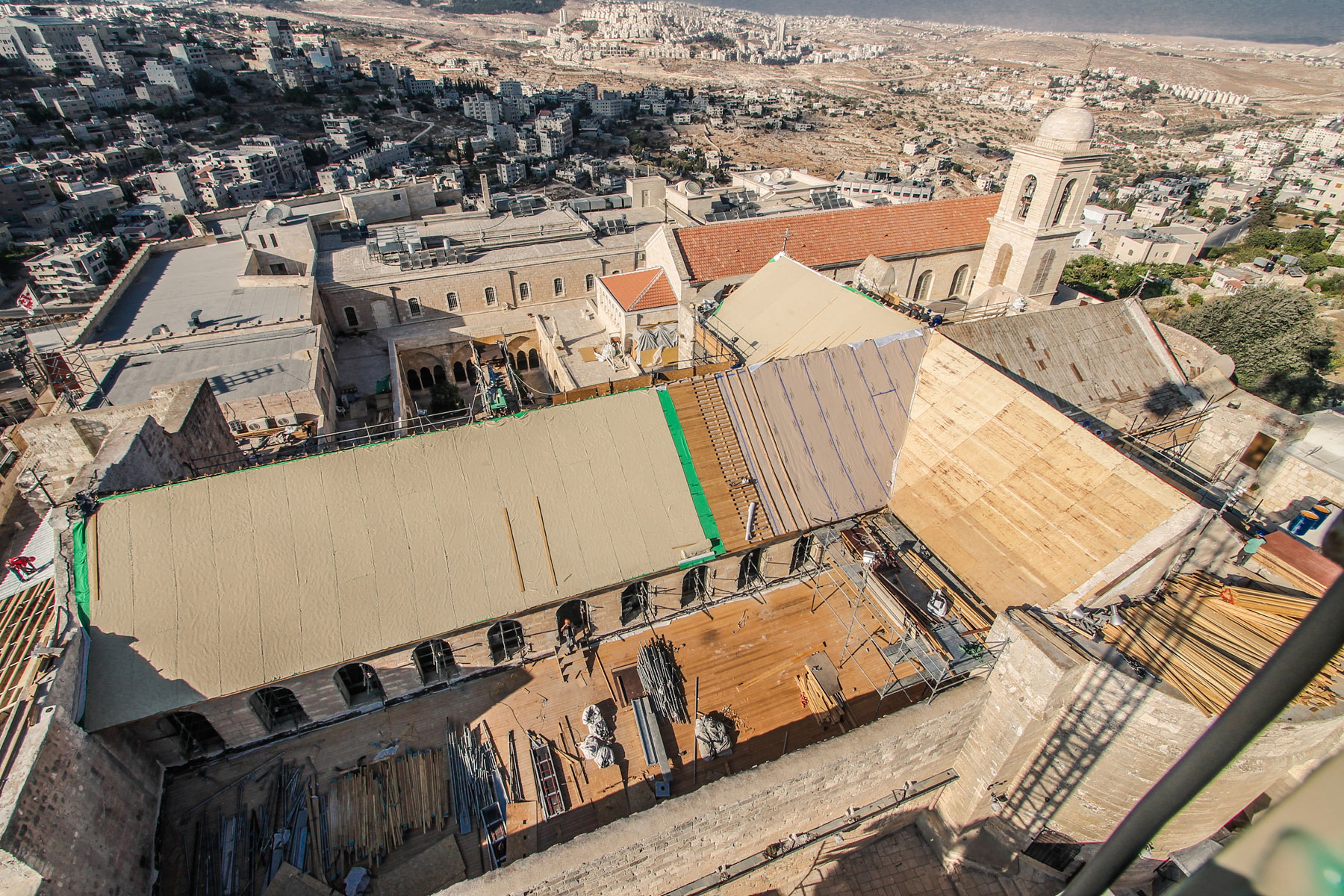 Il cantiere di restauro
