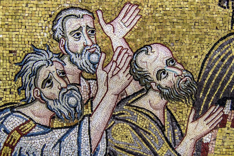 Dettagli dei mosaici. Foto di Egisto Nino Ceccatelli
