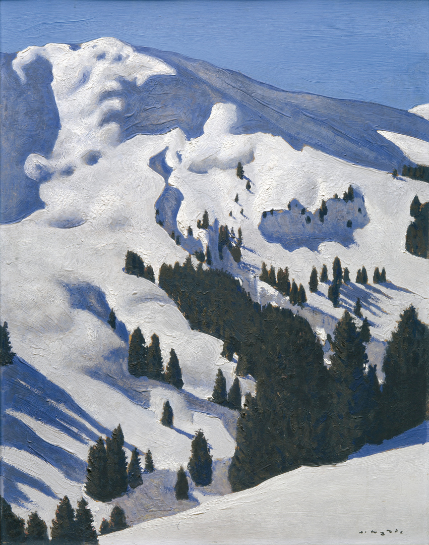 Alfons Walde, Steinbergkogel (1926 circa; tempera su cartone, 63 x 49,5 cm; KitzbÃ¼hel, Museum KitzbÃ¼hel)
