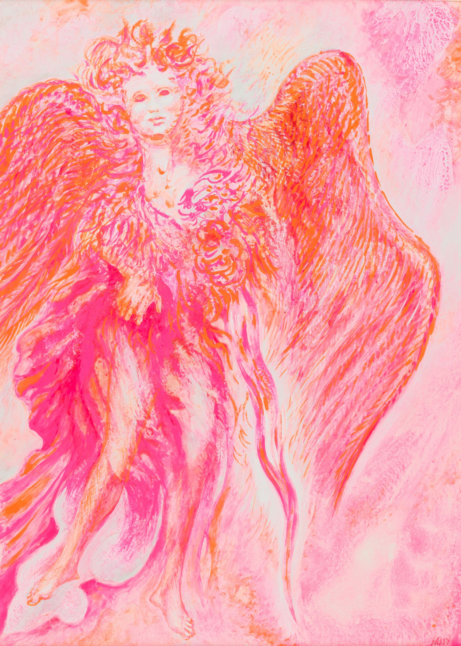 Aligi Sassu, Arcangelo Gabriele (Canto XIV Paradiso)
