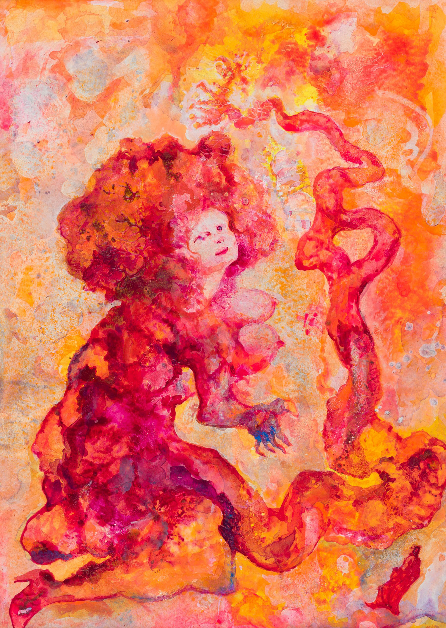 Aligi Sassu, Gerione (Canto XVII Inferno)
