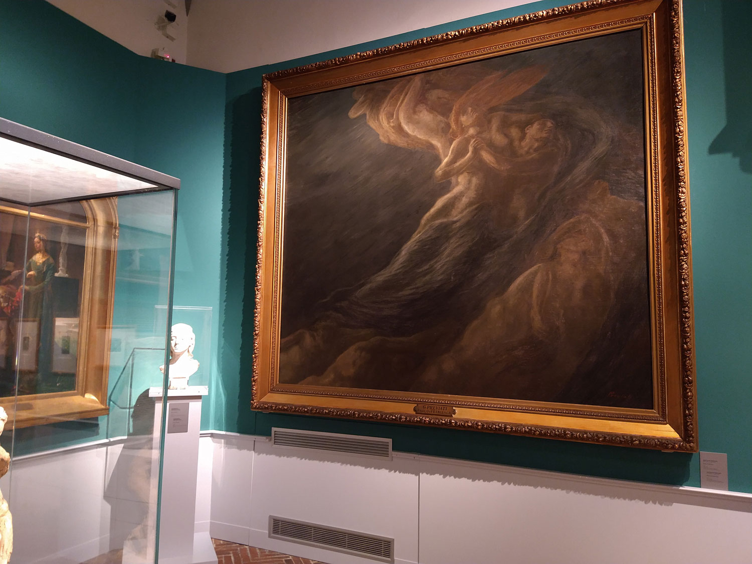 Sala della mostra La mirabile visione. Dante e la Commedia nell'immaginario simbolista
