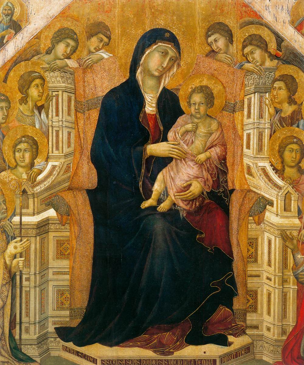 Dettaglio della Madonna
