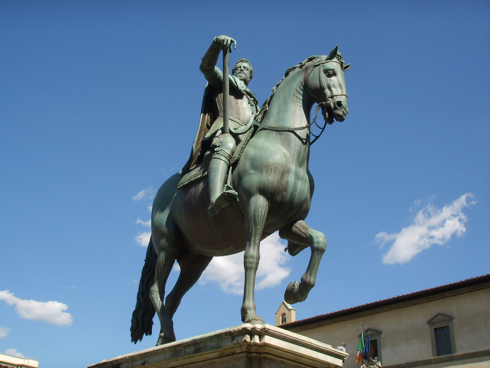 Giambologna, Monumento equestre di Ferdinando I (1602; bronzo; Firenze, piazza della Santissima Annunziata)
