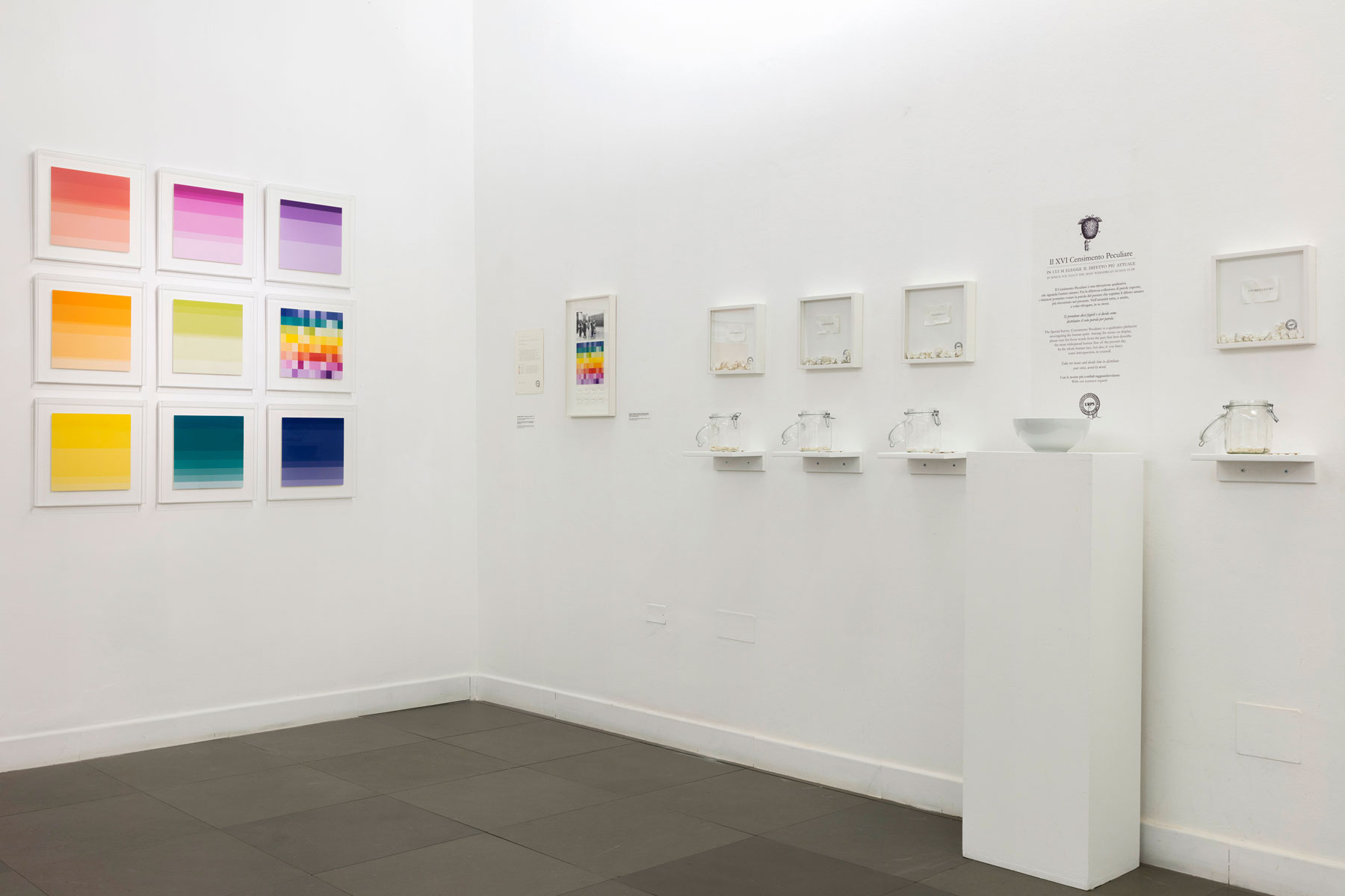 Sala della mostra Resurrezioni, Insurrezioni, Azioni 2009-2021. Foto di Enrico Amici
