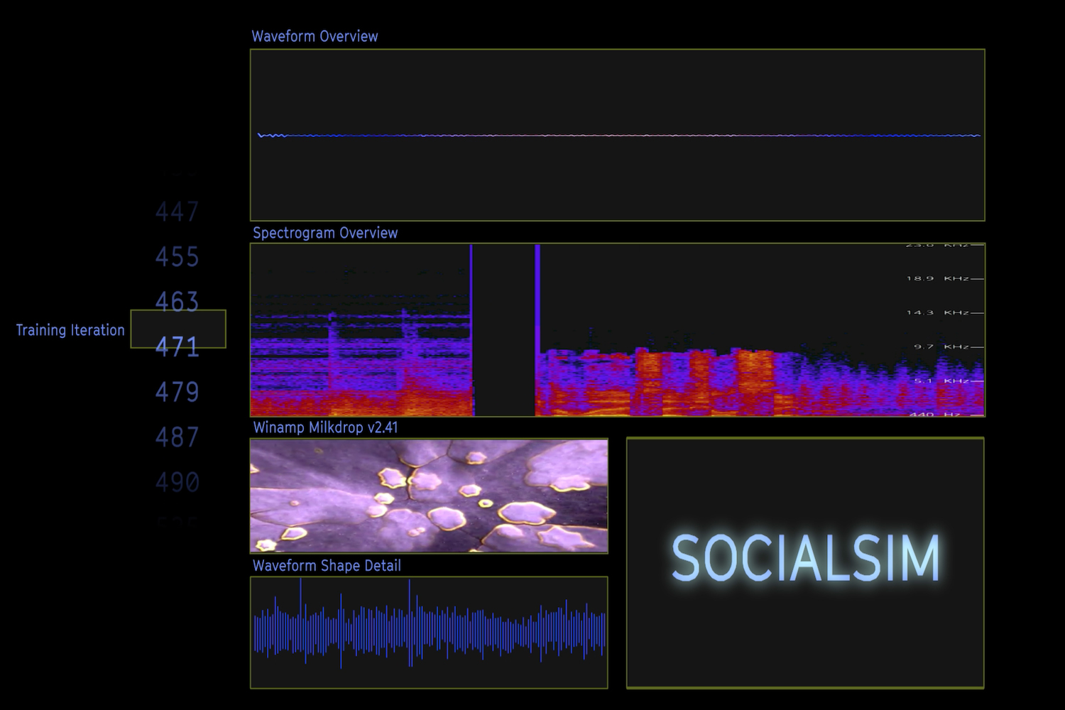 Hito Steyerl, SocialSim (2020; video 16/9, colore, suono, durata 18 minuti; Parigi, Centre Pompidou)
