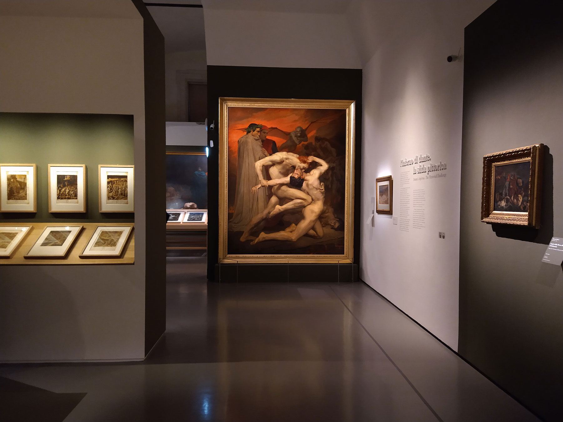 Sala della mostra Inferno
 Sala della mostra Inferno