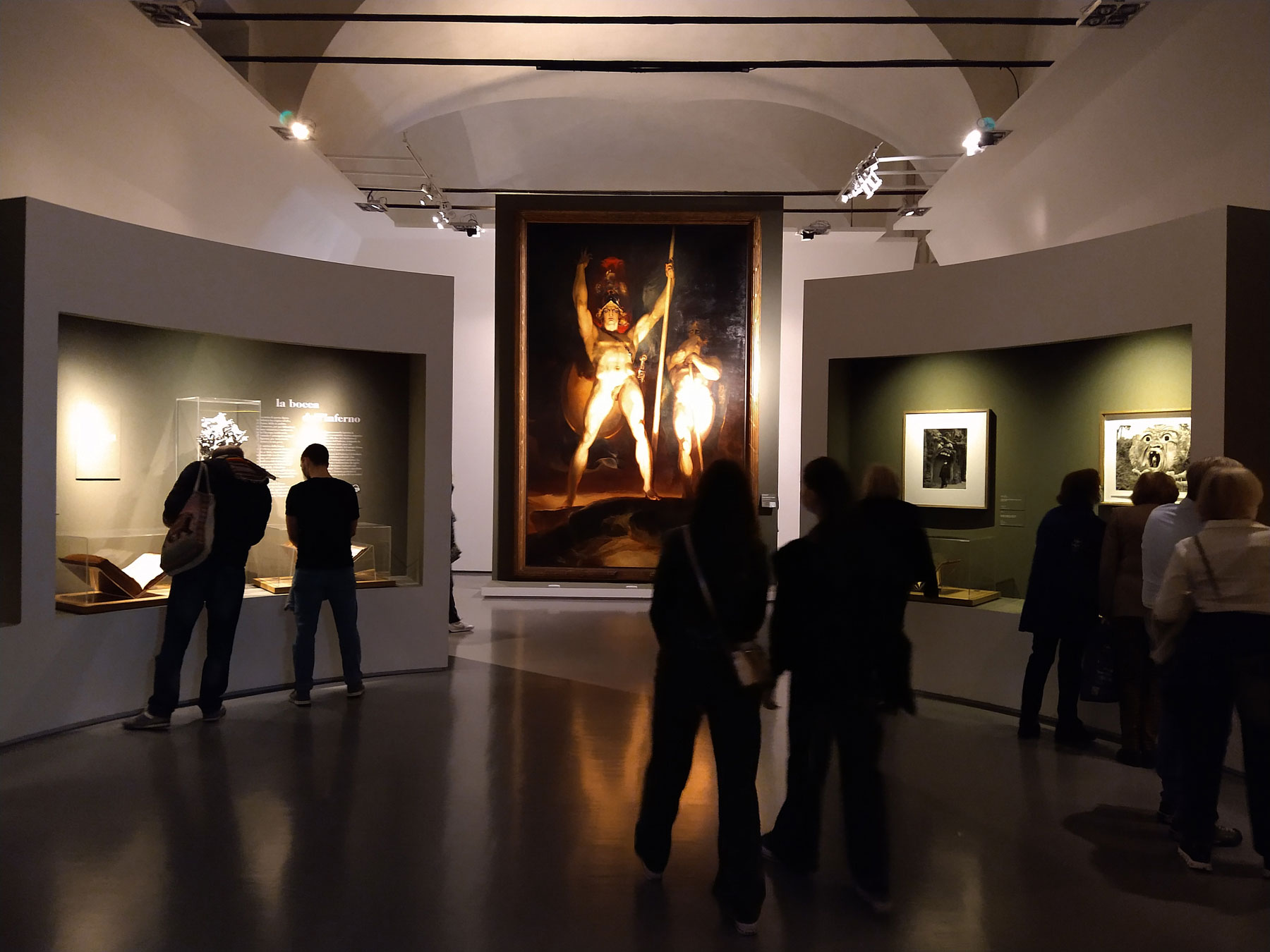 Sala della mostra Inferno
 Sala della mostra Inferno