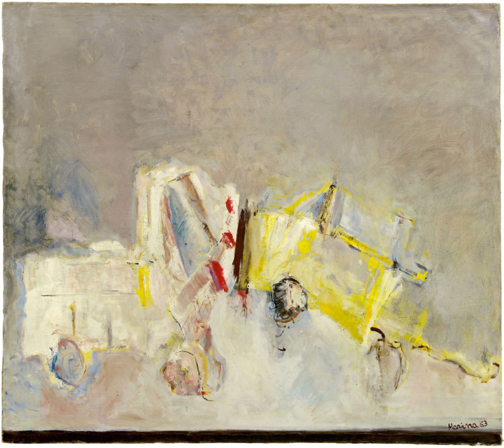 Marina Abramovi&#x0107;, Truck accident I (1963; olio su tela; Collezione privata)
