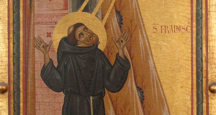 San Francesco d'Assisi e le Stimmate degli Uffizi