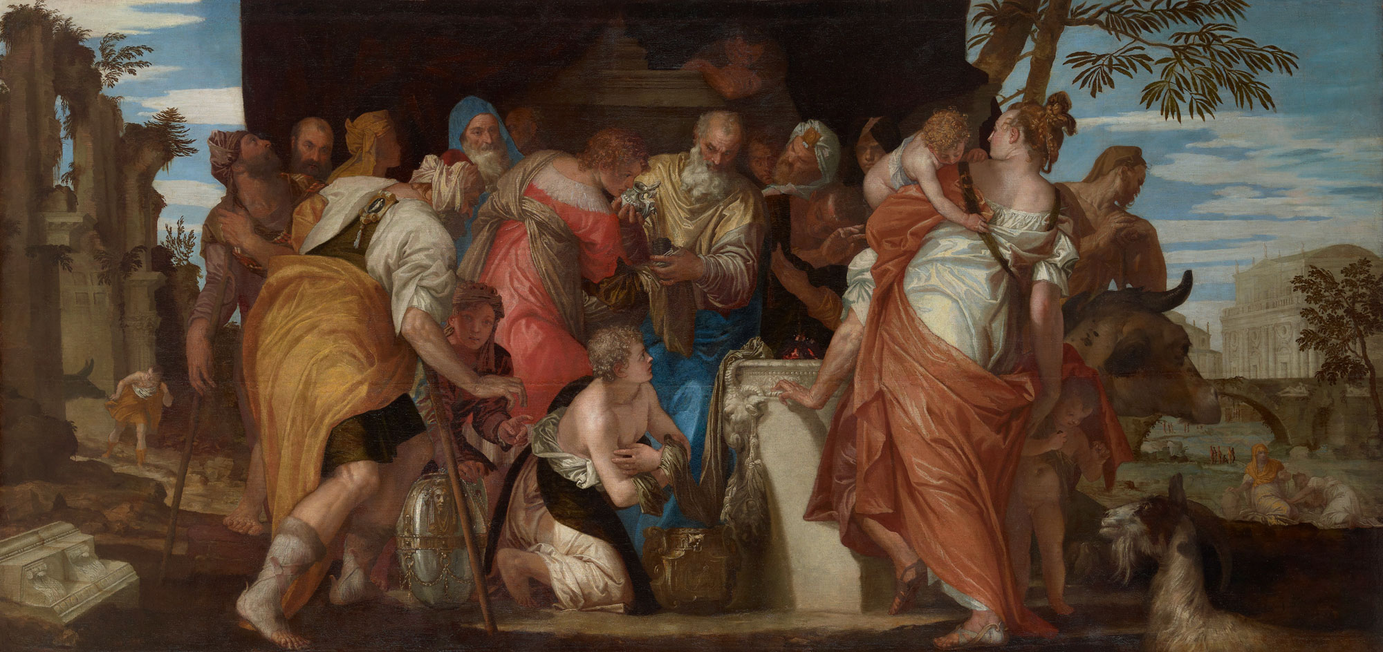 Paolo Veronese, L’Unzione di Davide (1550-1552 circa; olio su tela; Vienna, Kunsthistorisches Museum, Gemäldegalerie) ©KHM-Museumsverband
 Paolo Veronese, L’Unzione di Davide (1550-1552 circa; olio su tela; Vienna, Kunsthistorisches Museum, Gemäldegalerie) ©KHM-Museumsverband