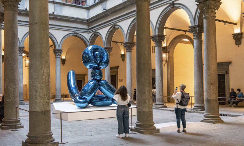 Mostra Shine di Jeff Koons. Foto di Ela Bialkowska - OKNO Studio
 Mostra Shine di Jeff Koons. Foto di Ela Bialkowska - OKNO Studio