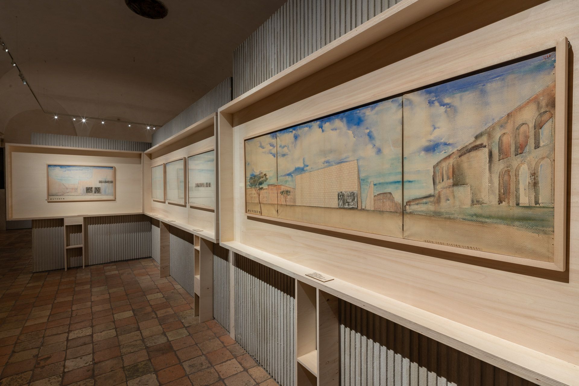 Le tavole del Danteum alla mostra Città di Dio. Città degli Uomini. Architetture dantesche e utopie urbane
 Le tavole del Danteum alla mostra Città di Dio. Città degli Uomini. Architetture dantesche e utopie urbane