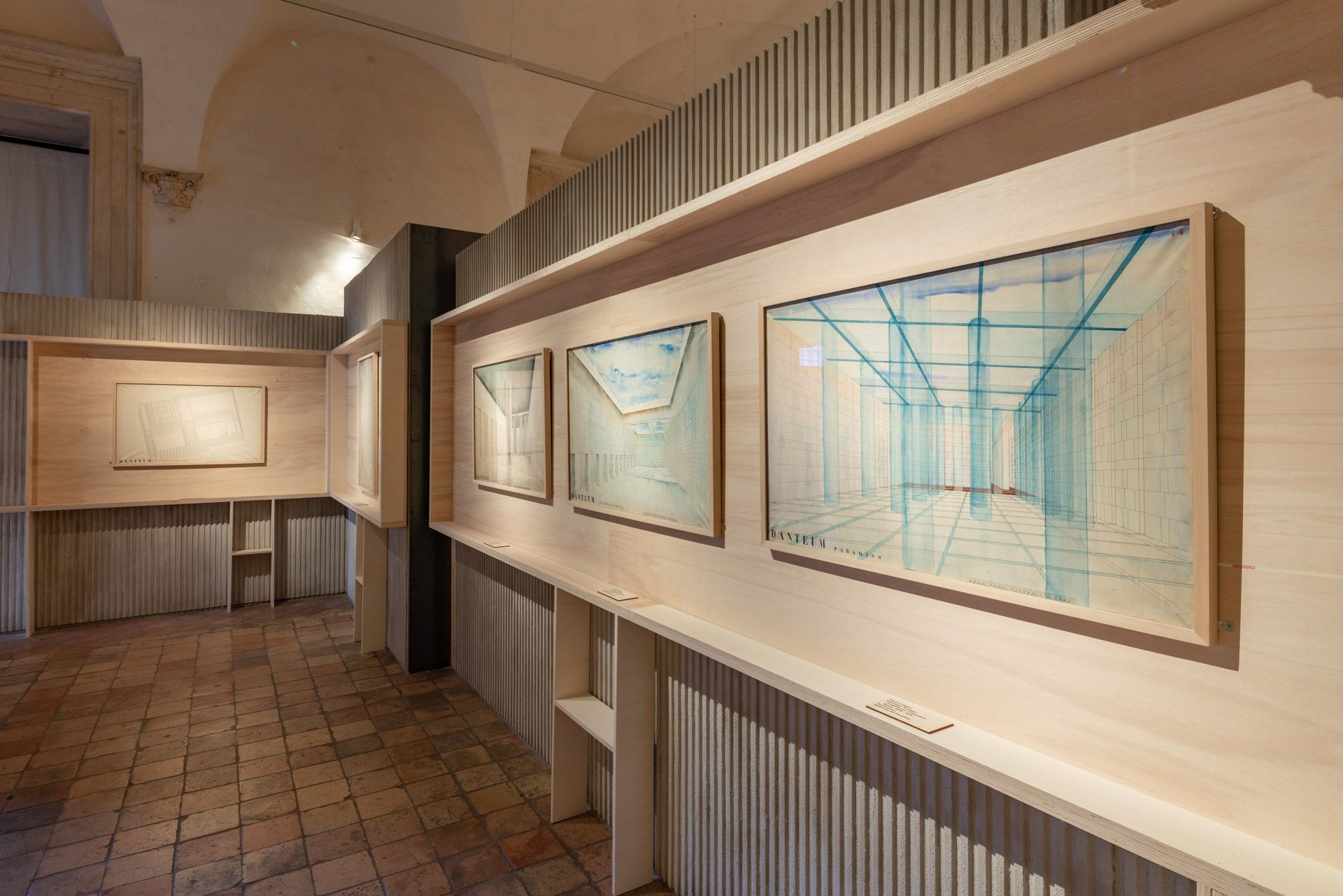 Le tavole del Danteum alla mostra Città di Dio. Città degli Uomini. Architetture dantesche e utopie urbane
 Le tavole del Danteum alla mostra Città di Dio. Città degli Uomini. Architetture dantesche e utopie urbane