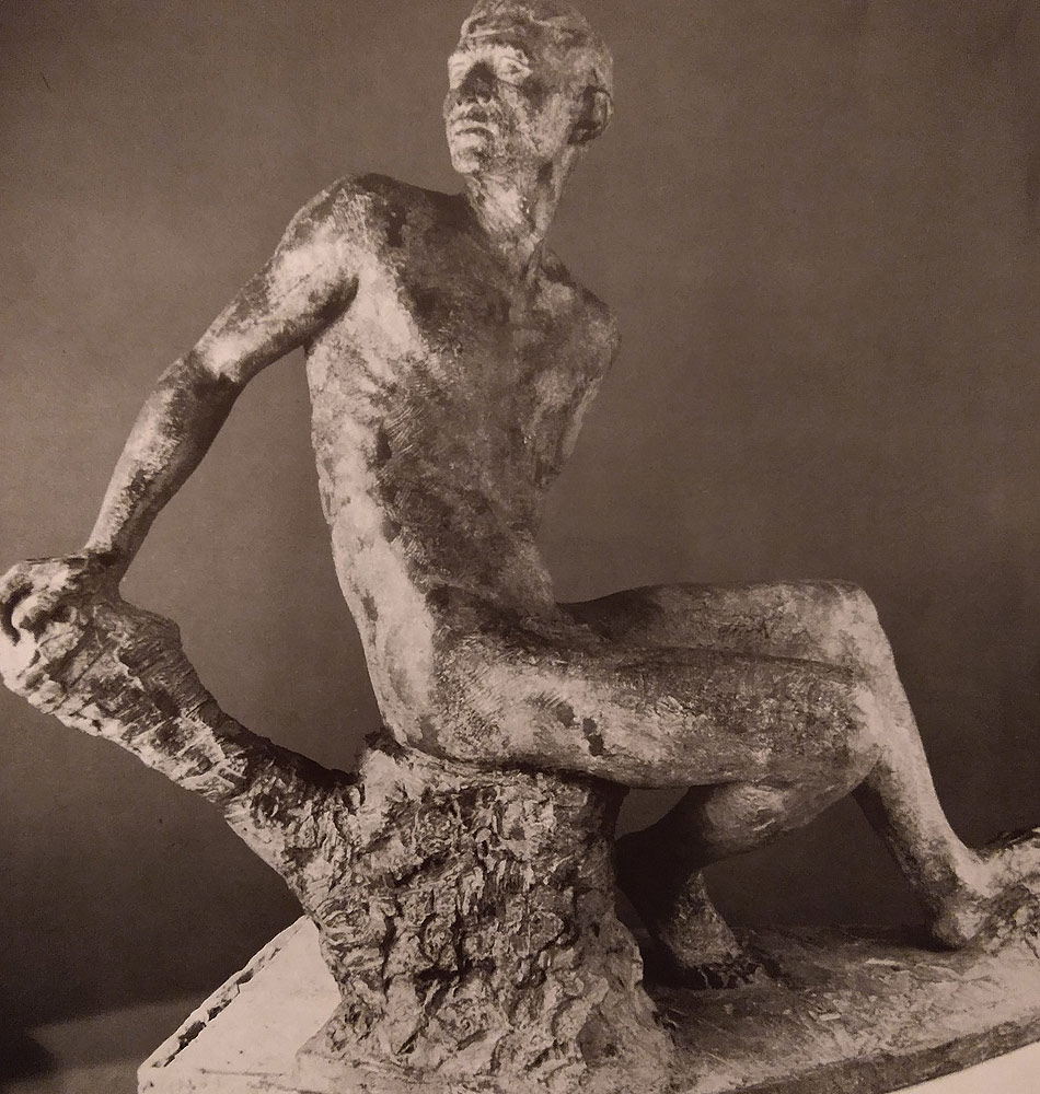 Carmela Adani, Grande nudo virile (1937; bronzo)
