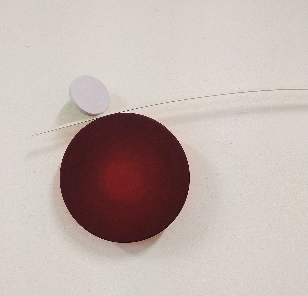 Gabriele Landi, Senza titolo (legno e acrilico, 30 x 150 cm)
