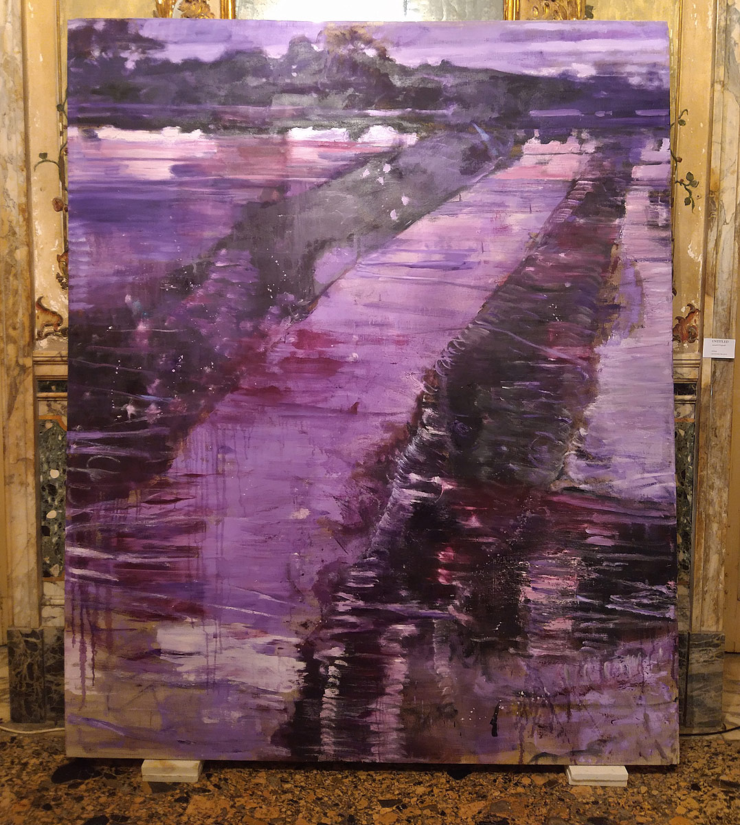 Giovanni Frangi, Torno domani (2009; olio su lino, 199 x 164 cm)
