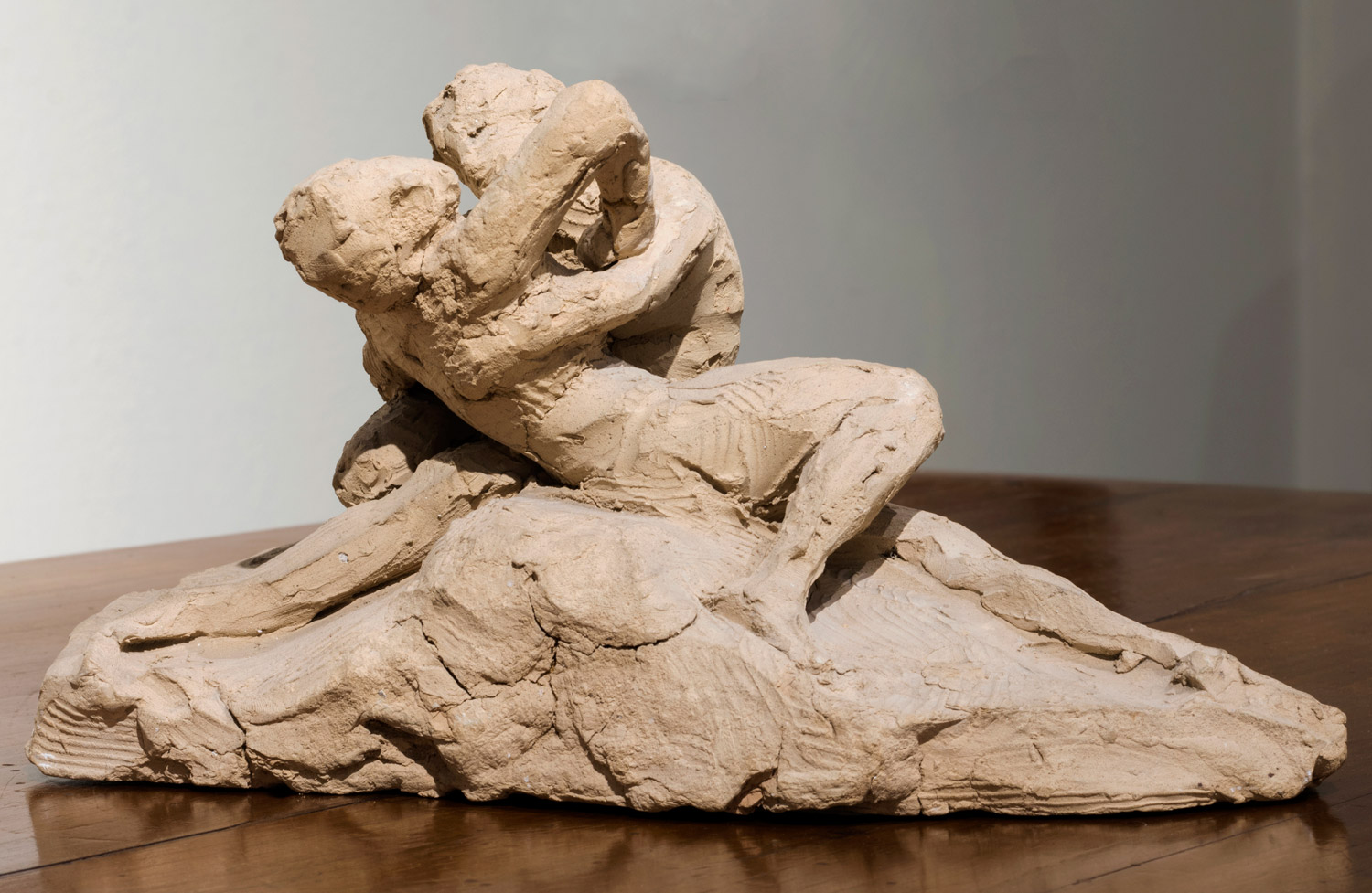 Antonio Canova, Fauno e baccante abbracciati (Amore e Psiche che si abbracciano) (1787; bozzetto in terracotta; Possagno, Gypsotheca e Museo Antonio Canova)
