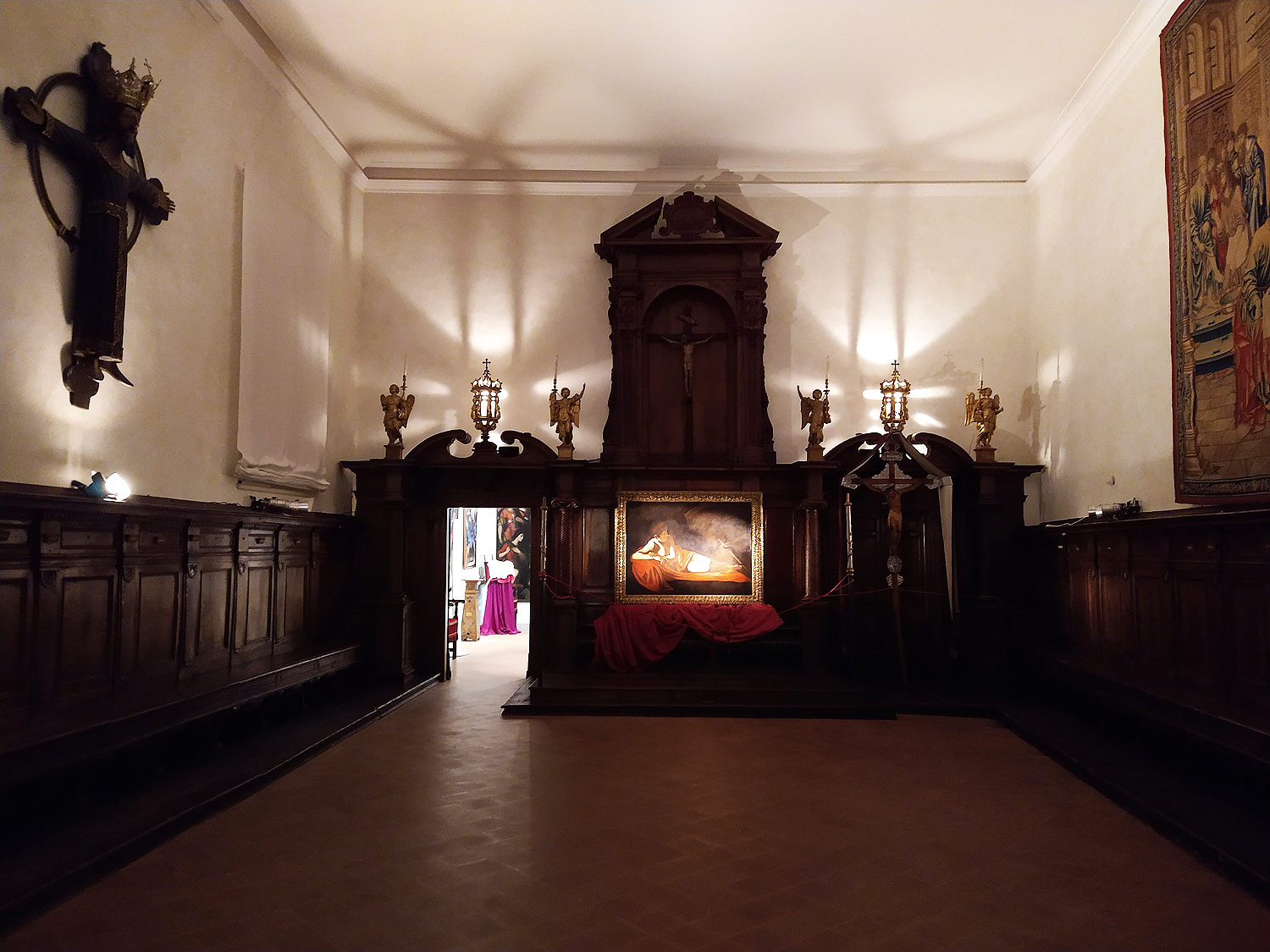 Allestimento della mostra Caravaggio a Camaiore
 Allestimento della mostra Caravaggio a Camaiore