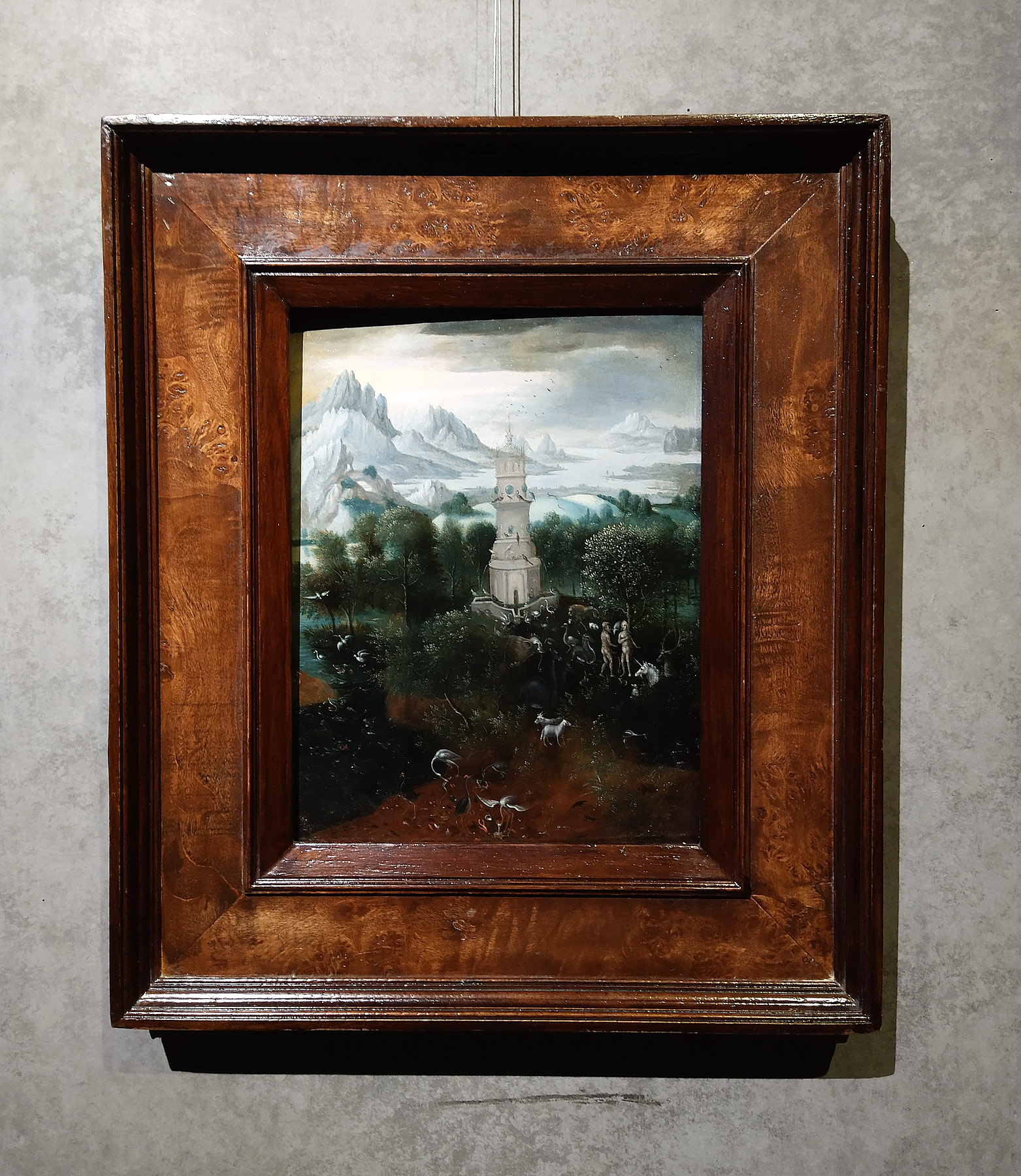 Herri met de Bles II, Paradiso Terrestre (1540 circa; olio su tavola, 25 x 20 cm)
