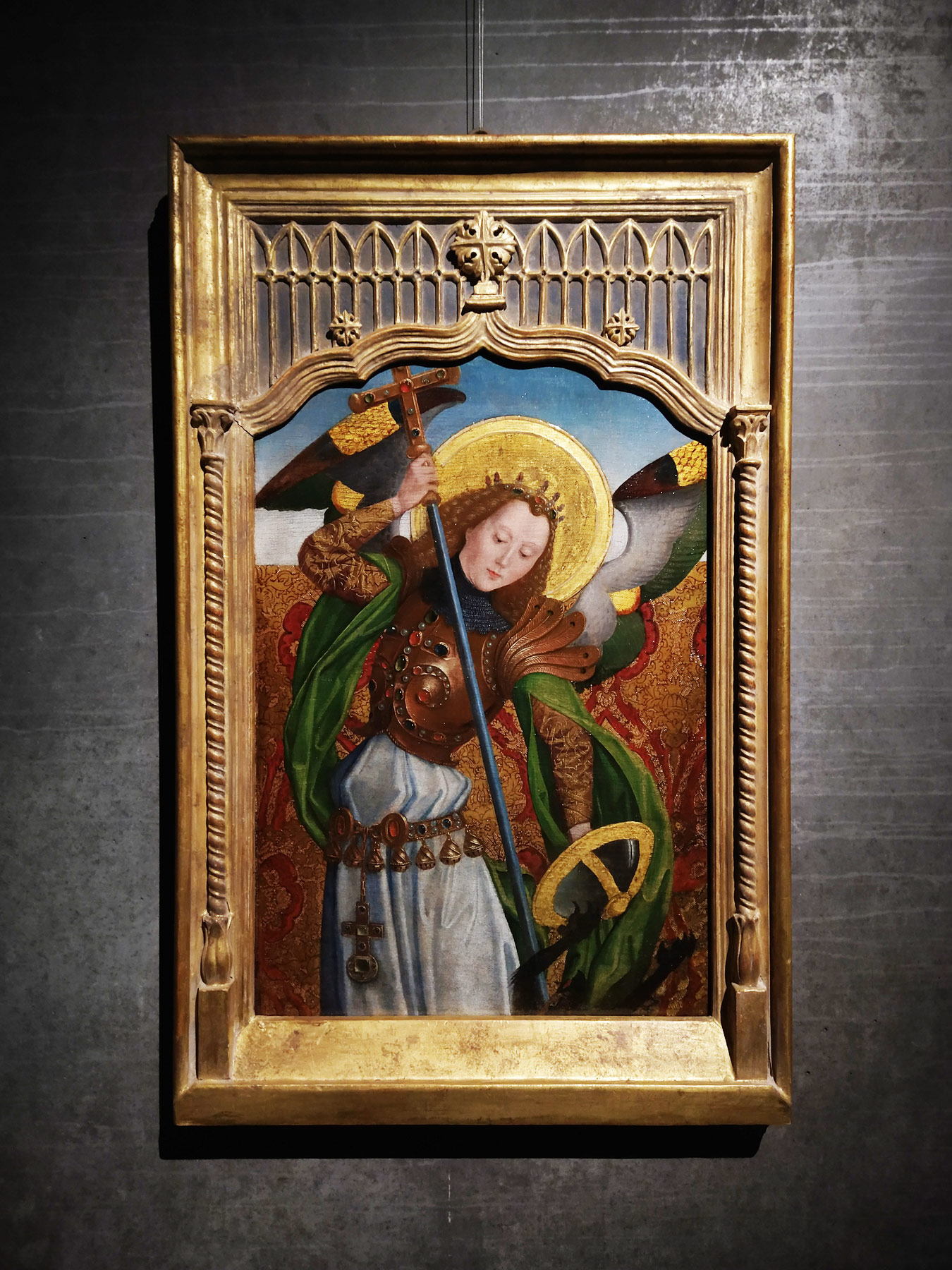 Maestro di San Nicolás, San Michele (1480 circa; olio su tavola, 61 x 42 cm)
