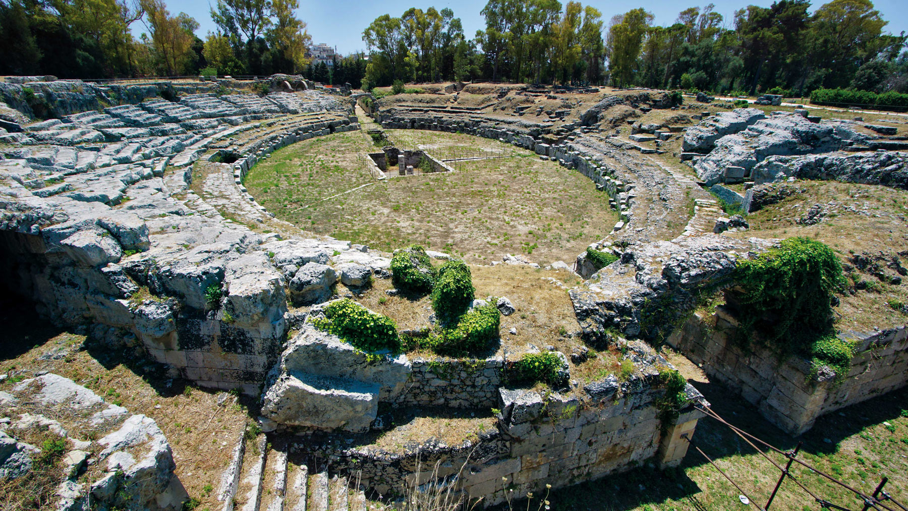 L'anfiteatro romano di Siracusa. Foto di Giuseppe Mineo
