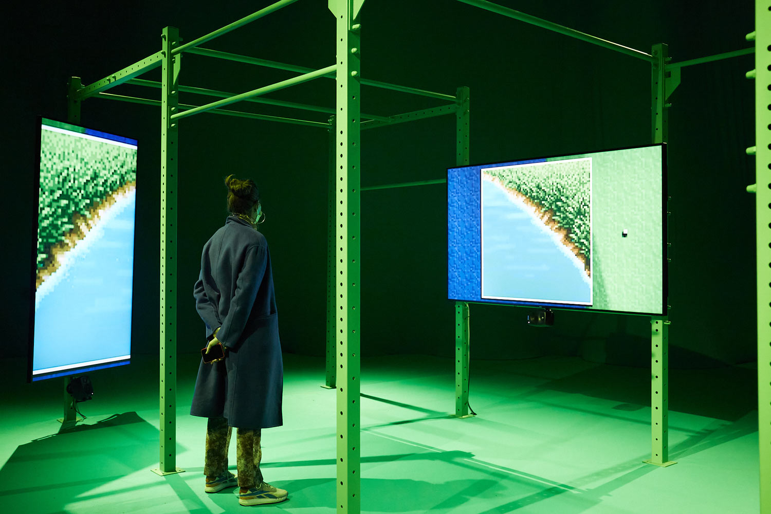 Martine Syms, Neural Swamp (2021) alla Fondazione Sandretto Re Rebaudengo a Torino
