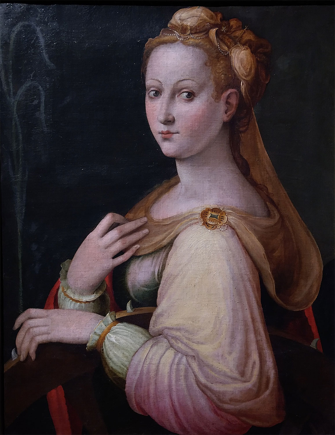 Barbara Longhi, Santa Caterina d’Alessandria (1580 circa; olio su tela, 70 x 53,5 cm; Bologna, Pinacoteca Nazionale, inv. 1097)
