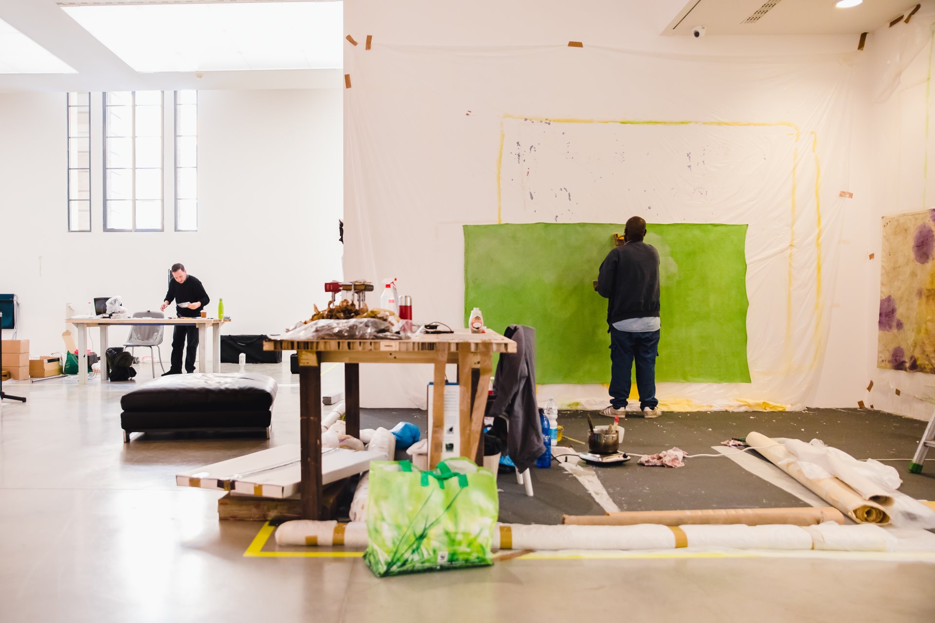 Il progetto Nuovo Forno del Pane in corso presso il MAMbo - Museo d'Arte Moderna di Bologna. Foto Valentina Cafarotti e Federico Landi
 Il progetto Nuovo Forno del Pane in corso presso il MAMbo - Museo d'Arte Moderna di Bologna. Foto Valentina Cafarotti e Federico Landi