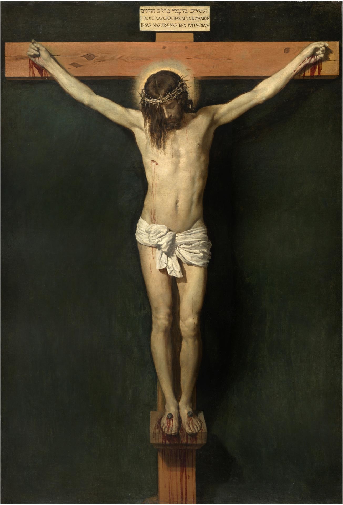 Diego VelÃ¡zquez, Cristo Crocifisso (1632 circa; olio su tela, 248 x 169 cm; Madrid, Prado)
