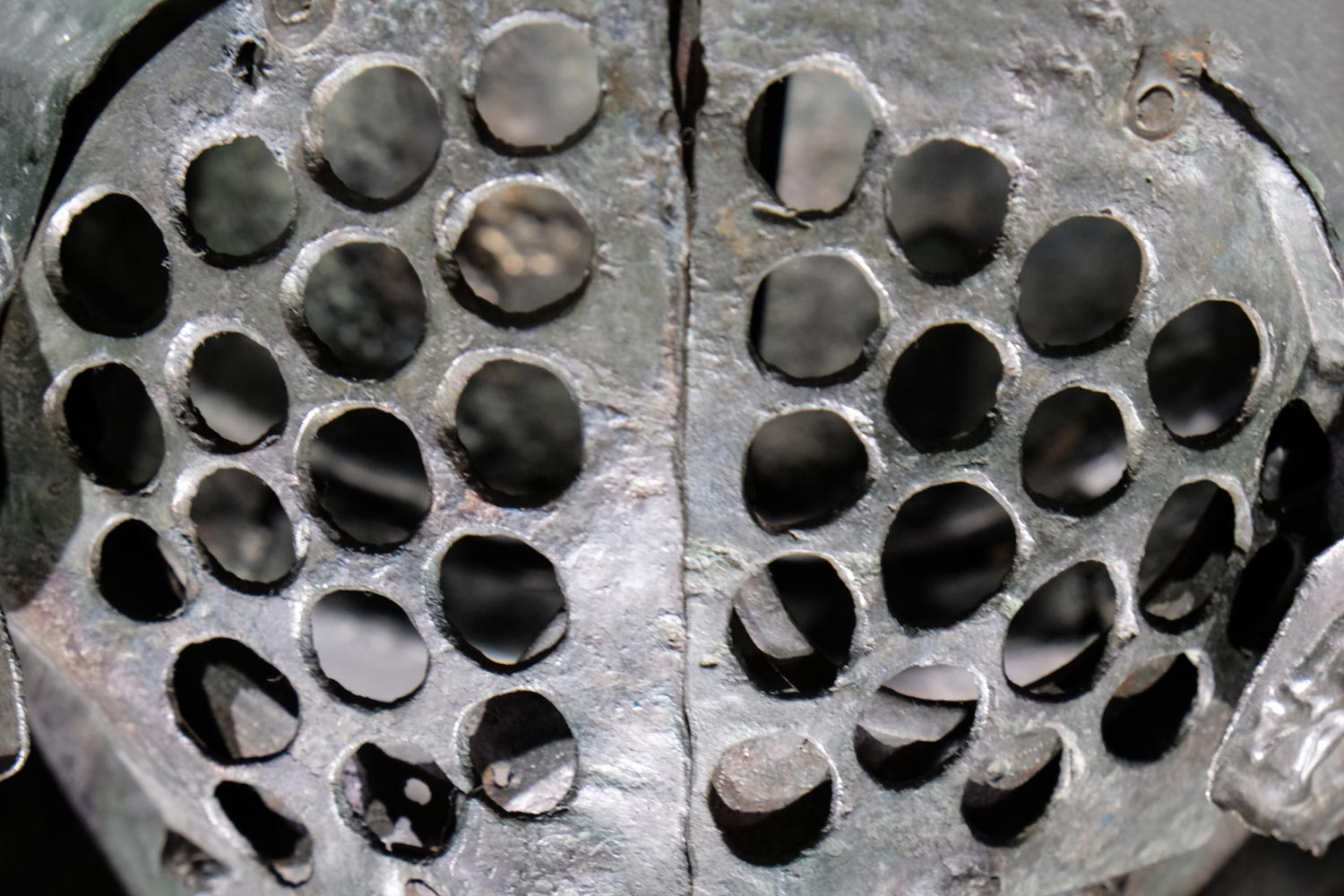 Dettaglio dell'elmo di un gladiatore
 Dettaglio dell'elmo di un gladiatore