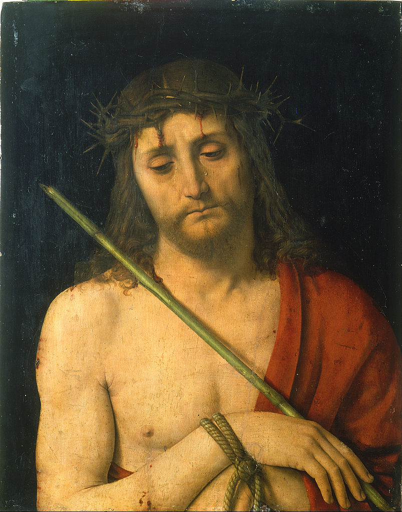 Andrea Solari, Ecce Homo (1515; tempera and oil on panel, 43 x 33 cm; Milan, Museo Poldi Pezzoli, inv. 1647)