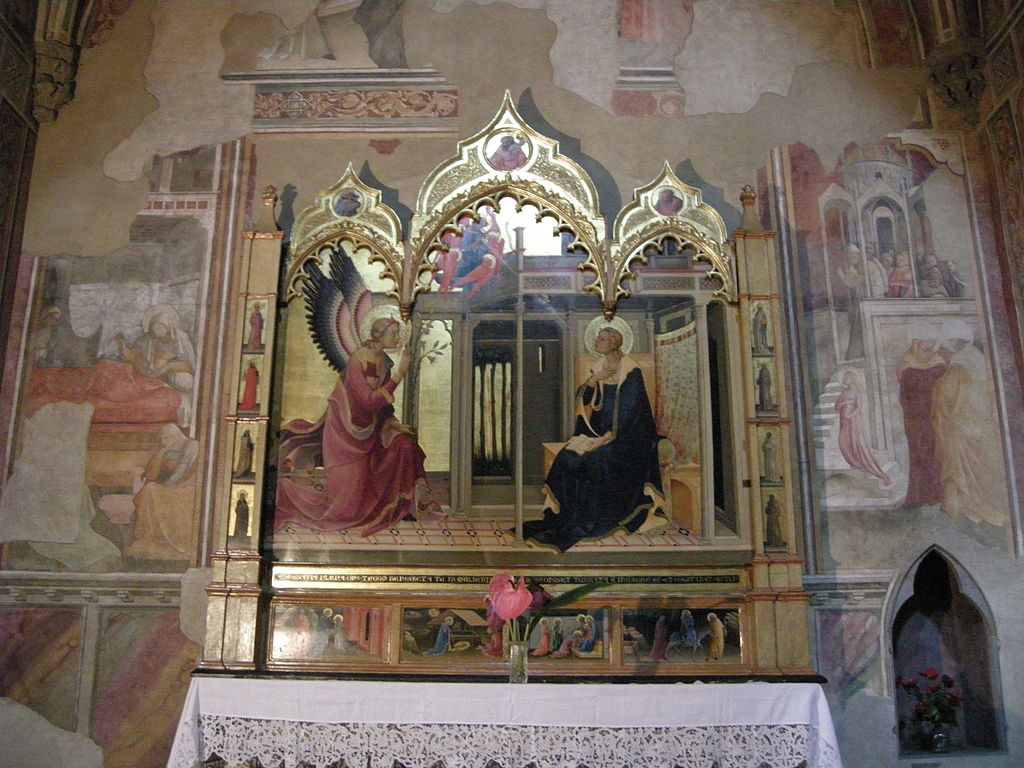 L'Annunciazione Bartolini Salimbeni di Lorenzo Monaco. Foto di Francesco Bini