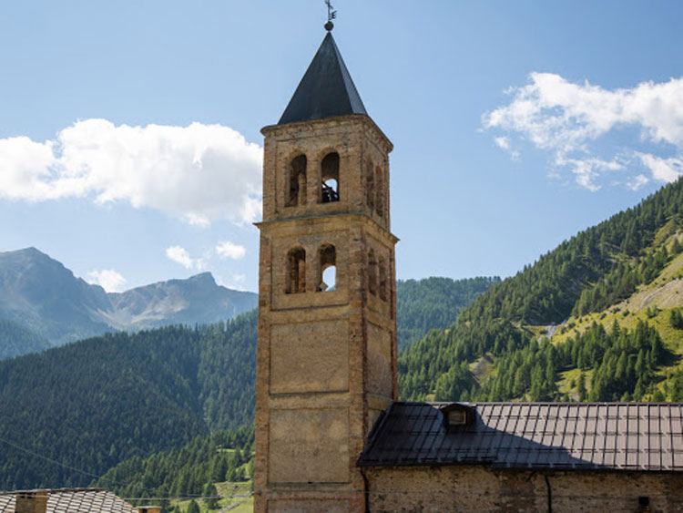 The church of San Lorenzo in Argentera