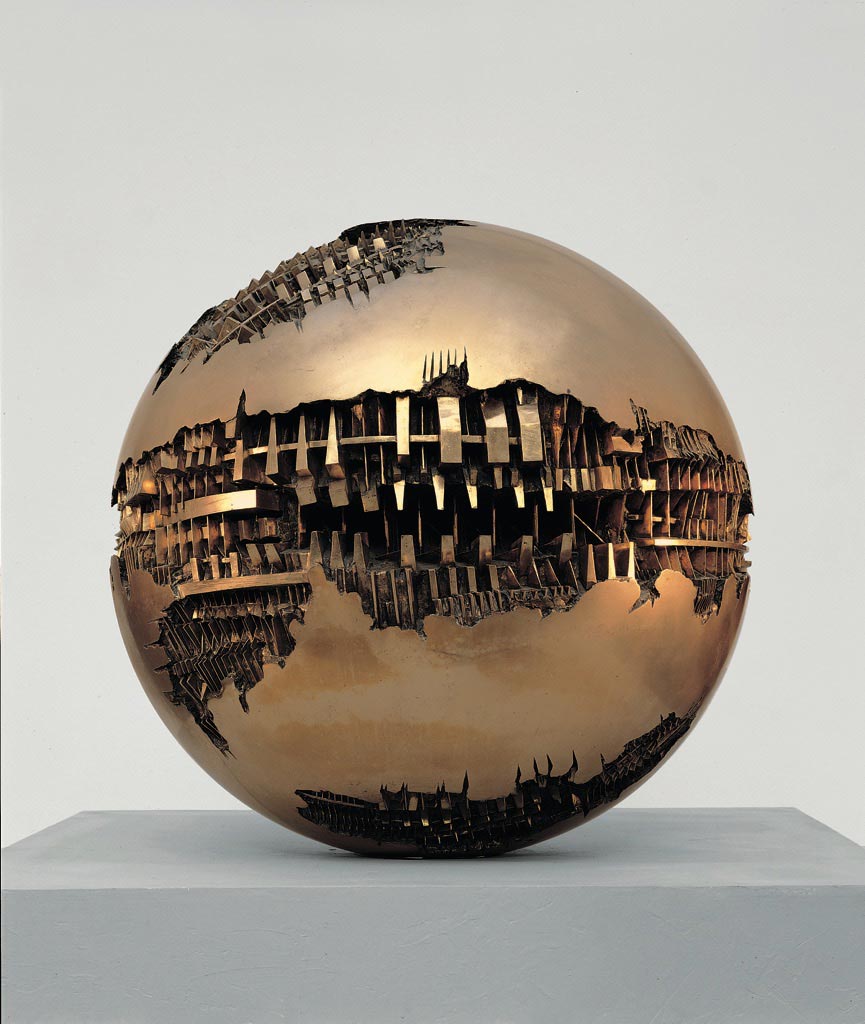 Arnaldo Pomodoro, Sfera (1963; 120 cm; New York, Museum of Modern Art)
 Arnaldo Pomodoro, Sfera (1963; 120 cm; New York, Museum of Modern Art)