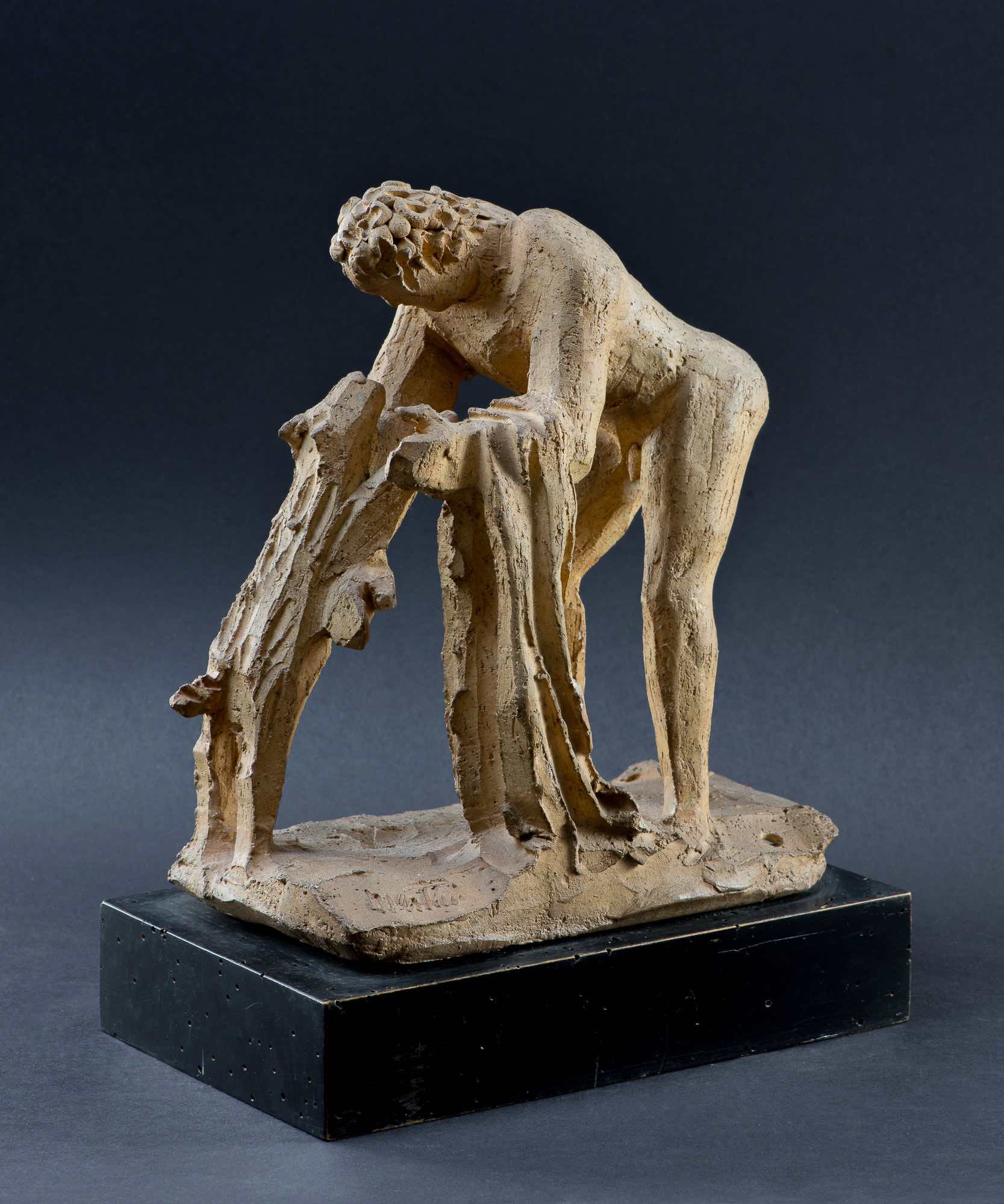 Arturo Martini, Ulisse e il cane (1936-37; argilla refrattaria, esemplare unico, 26 x 22 x 12 cm)
