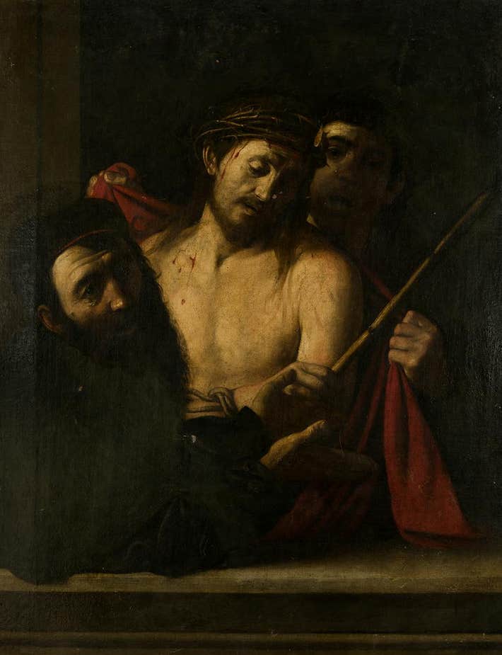 L'Ecce Homo forse attribuibile a Caravaggio
