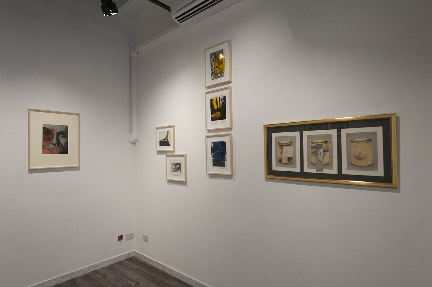 Alcune opere di Audrey Guttman in mostra 
