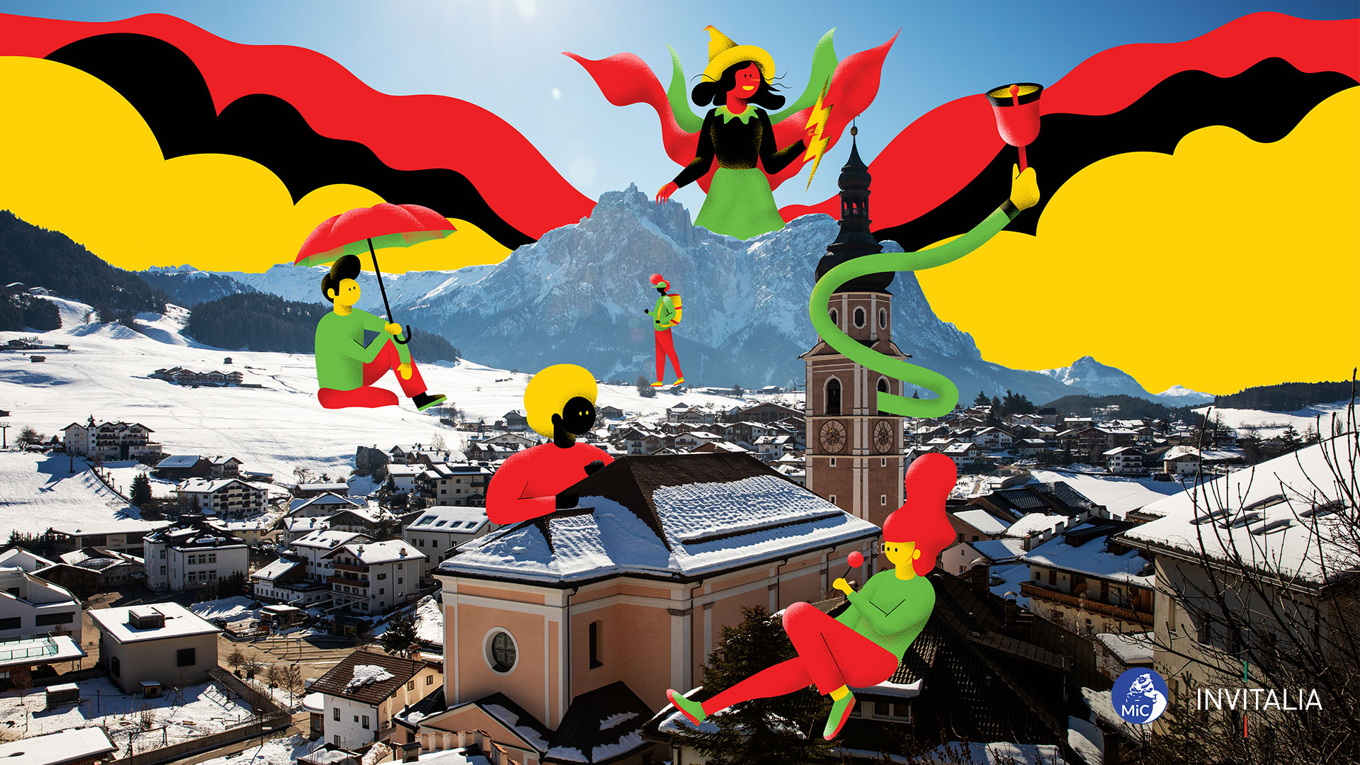 Castelrotto (BZ), Trentino Alto Adige | Illustrazione di Mirko Cámia
