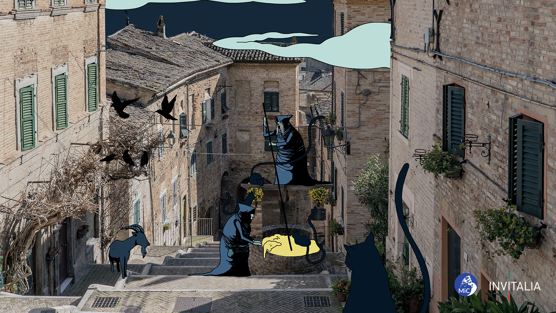 Corinaldo (AN), Marche | Illustrazione di Federico Tramonte
