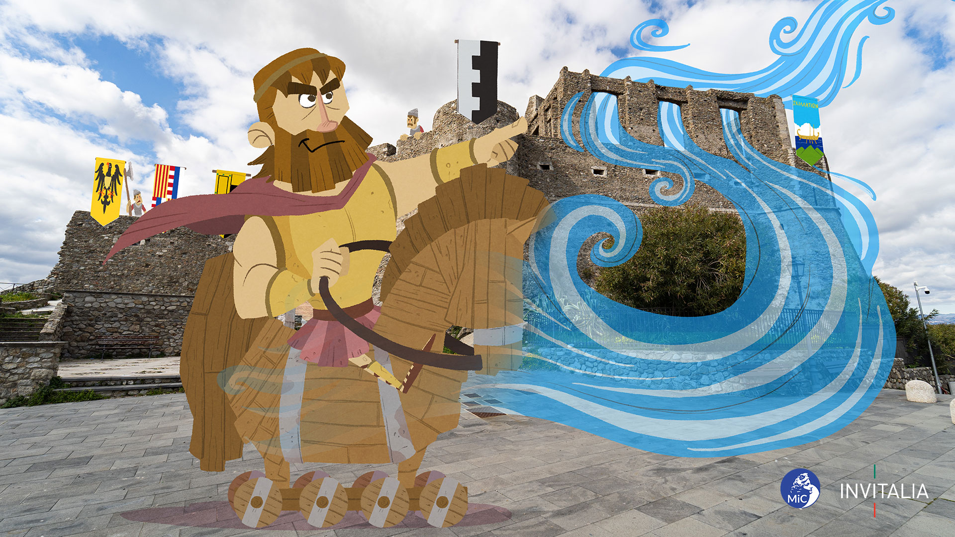 Squillace (CZ), Calabria | Illustrazione di Christian Cornia
