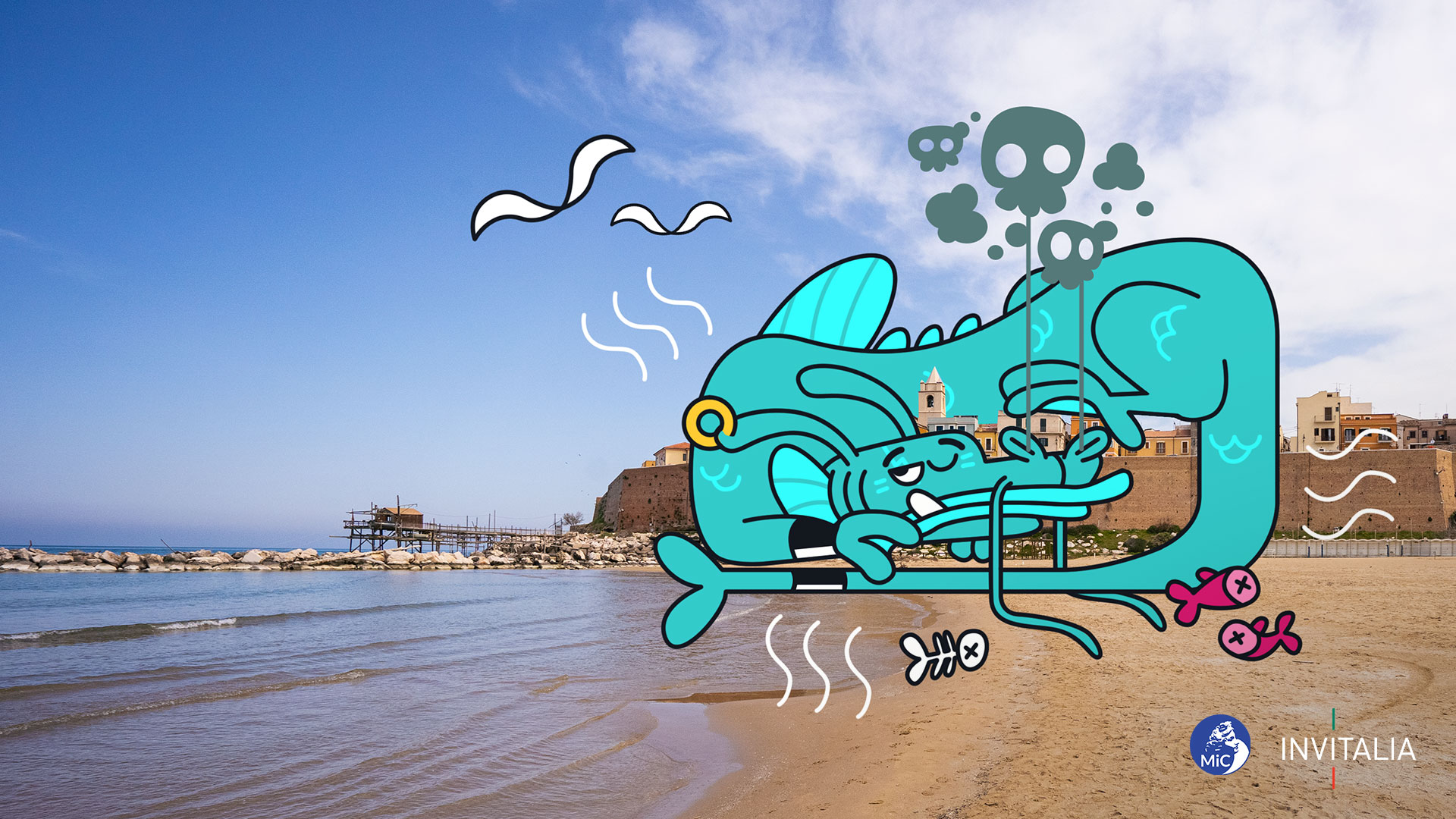 Termoli (CB), Molise | Illustrazione di Giovanni Costa
