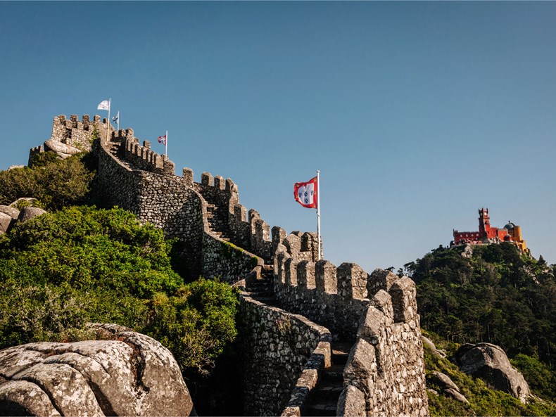 Il Castello dei Mori di Sintra. Foto Parques de Sintra
