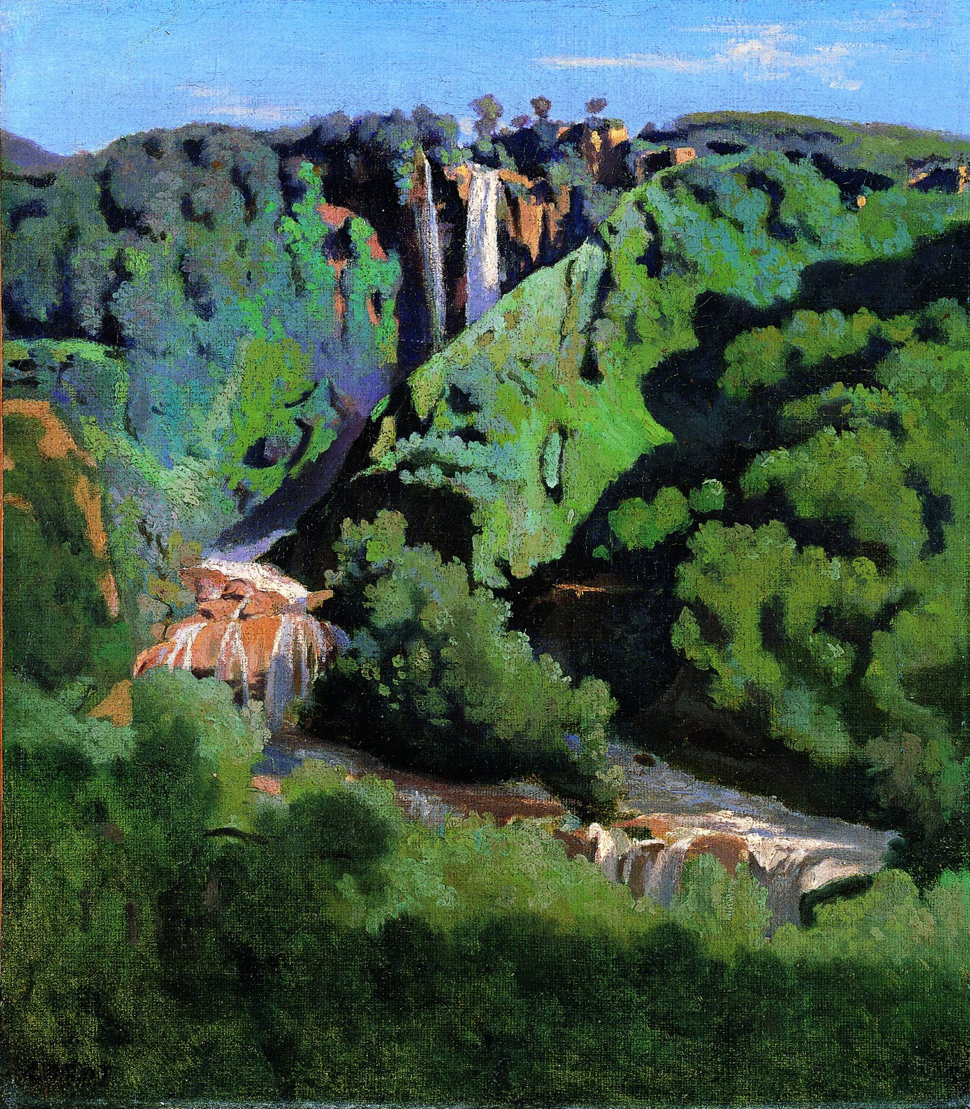 Jean-Baptiste Camille Corot, La cascata delle Marmore a Terni (1826 – 1828; olio su tela; Roma, Collezione BNL Gruppo BNP Paribas)
 Jean-Baptiste Camille Corot, La cascata delle Marmore a Terni (1826 – 1828; olio su tela; Roma, Collezione BNL Gruppo BNP Paribas)