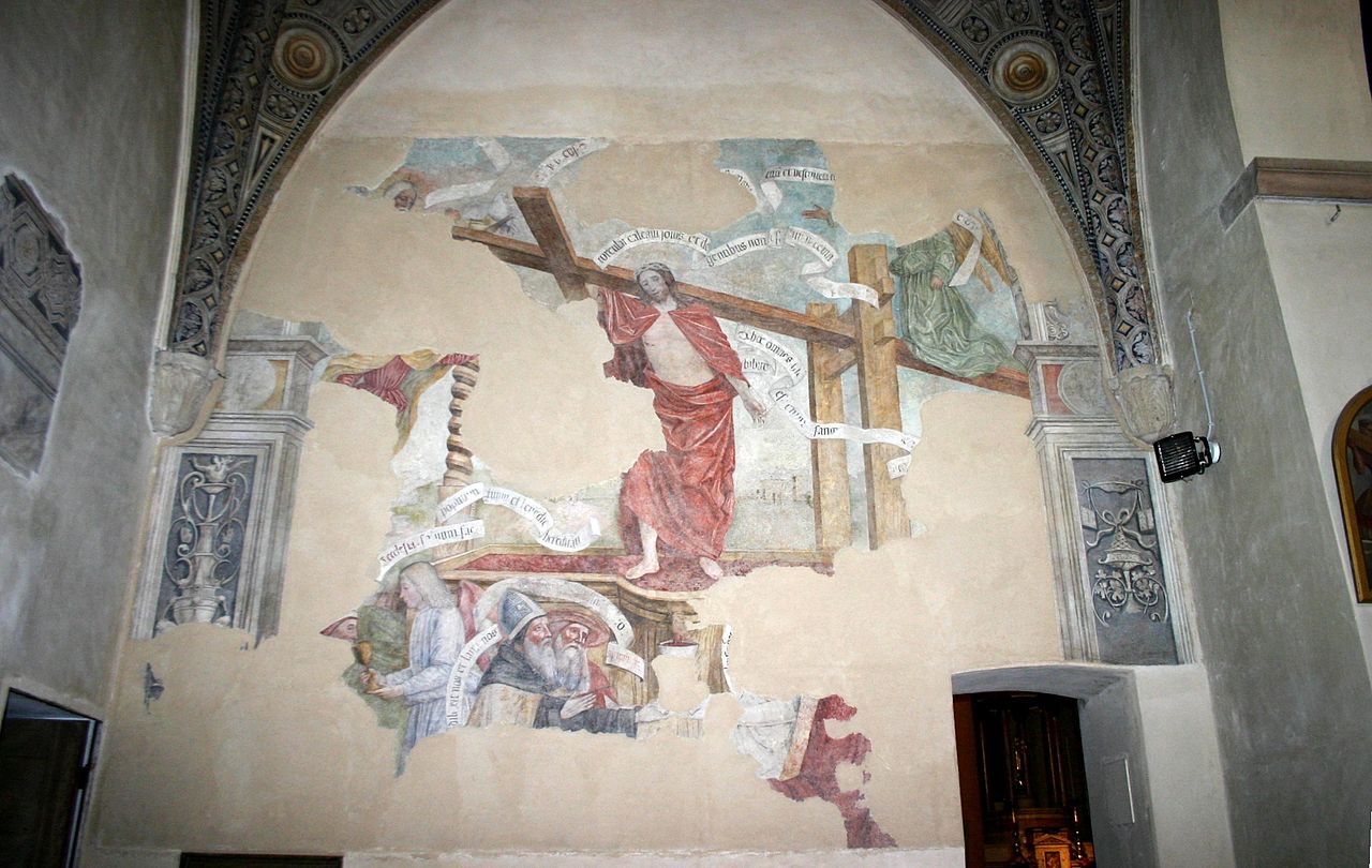 Il Cristo sotto il torchio del Bergognone. Foto di Giovanni Dall'Orto
