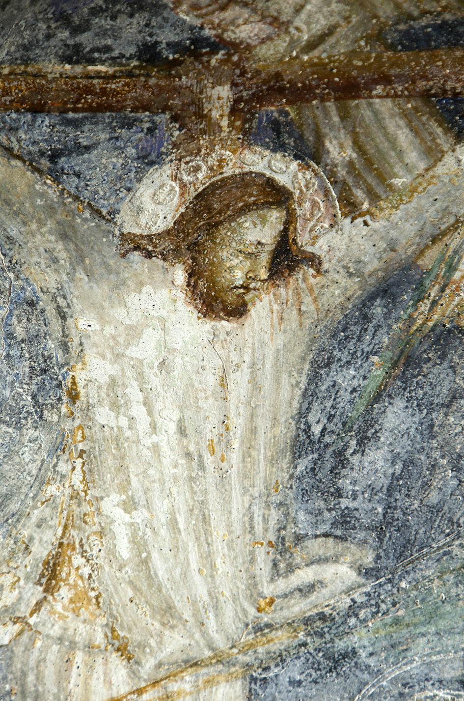 Detail of the Crucifixion by Roberto d'Oderisio