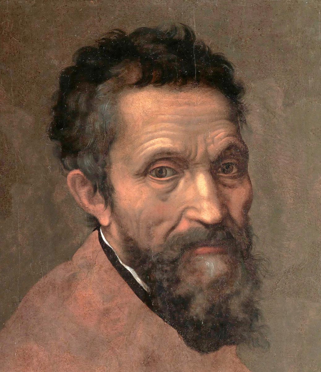 Daniele da Volterra, Ritratto di Michelangelo (1544 circa; olio su tavola, 88,3 x 64,1 cm; New York, The Metropolitan Museum of Art)
