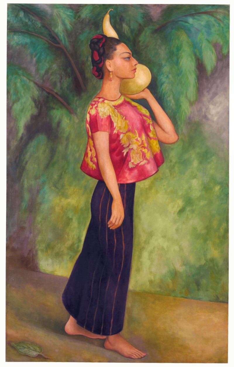 Diego Rivera, Retrato de Columba Domínguez de Fernández (1950) Courtesy of Sotheby's
 Diego Rivera, Retrato de Columba Domínguez de Fernández (1950) Courtesy of Sotheby's