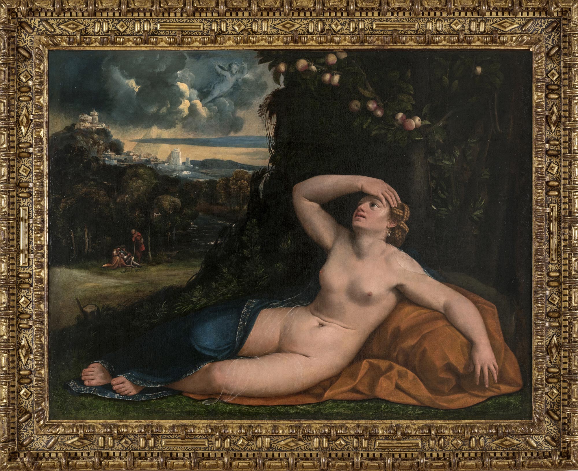 Dosso Dossi, Il risveglio di Venere (1524-1525 circa; olio su tela, 120 x 157 cm; Bologna/Milano, Collezione Magnani, pro-prietà Unicredit Milano) © Collezione UniCredit Milano
 Dosso Dossi, Il risveglio di Venere (1524-1525 circa; olio su tela, 120 x 157 cm; Bologna/Milano, Collezione Magnani, pro-prietà Unicredit Milano) © Collezione UniCredit Milano
